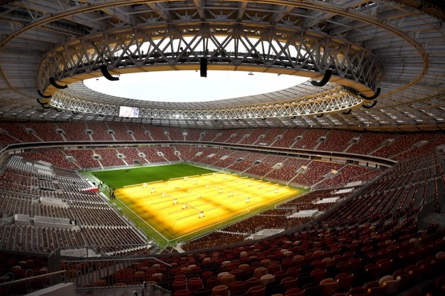 Stadion Łużniki - obiekt, na którym odbędzie się mecz otwarcia i finał piłkarskich mistrzostw świata / 	Bartłomiej Zborowski    /PAP