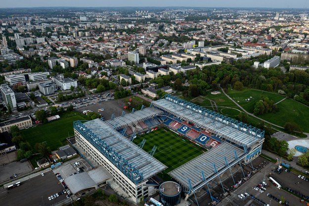 Stadion Miejski im. Henryka Reymana w Krakowie - maj 2022 r. /	Łukasz Gągulski /PAP