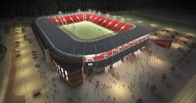 Stadion Miejski w Łodzi (projekt) /Informacja prasowa