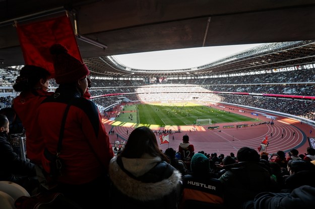 Stadion, na którym rozegrano finał Pucharu Cesarza /KIMIMASA MAYAMA /PAP/EPA