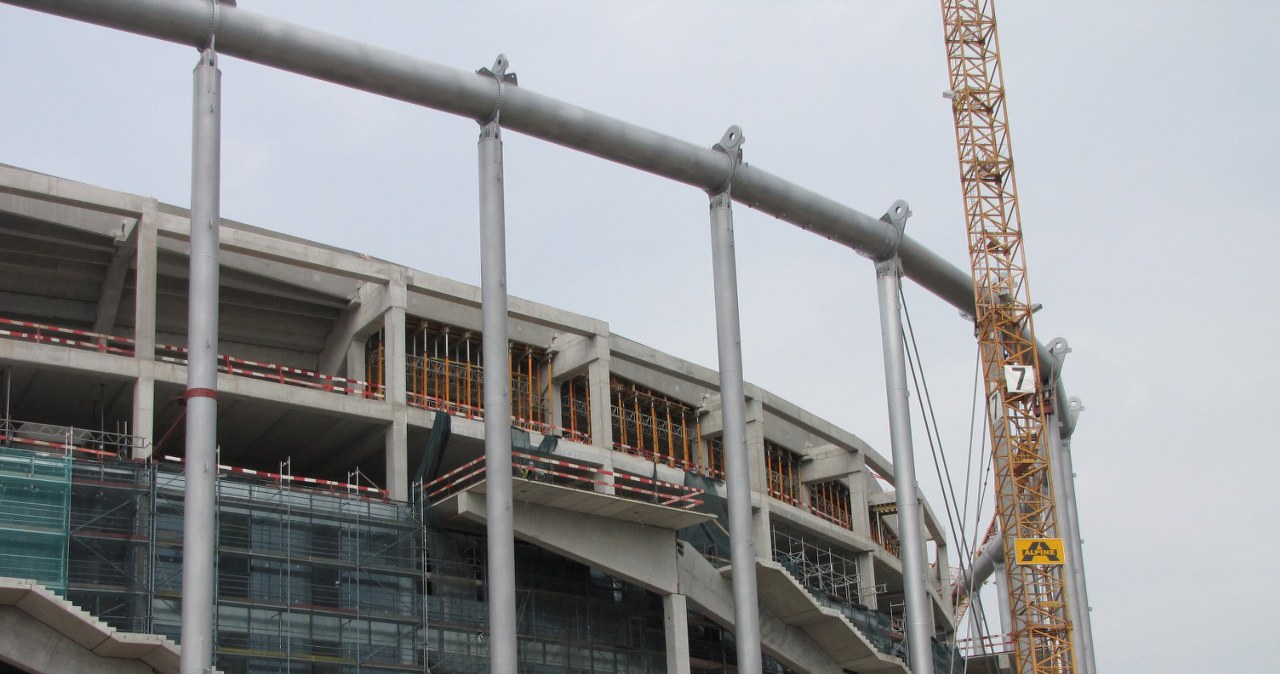 Stadion Narodowy - podpatrujemy postęp prac