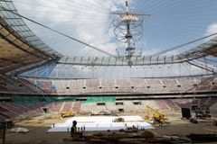 Stadion Narodowy rok przed rozpoczęciem Euro 2012