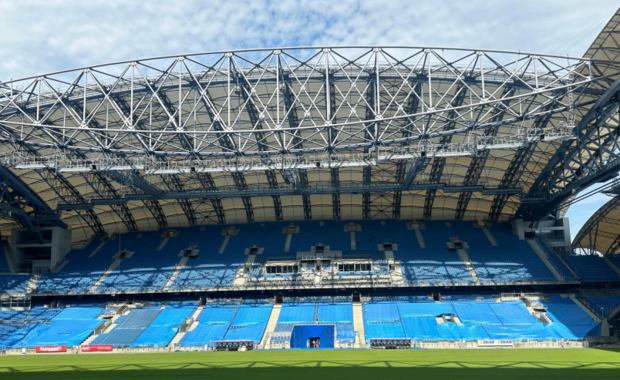 Stadion przy Bułgarskiej z nową murawą 