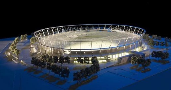 Stadion Śląski - wizualizacja jest piękna, efekt - na razie mizerny /Informacja prasowa
