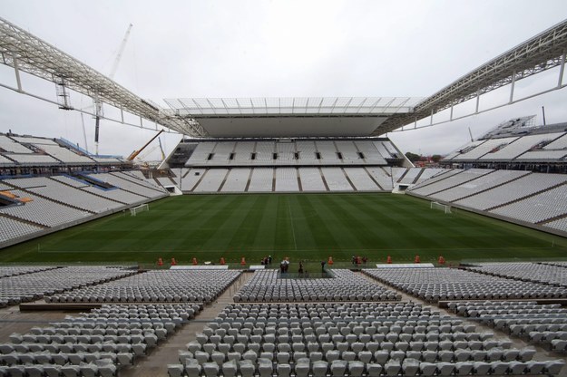 Stadion w Sao Paulo /Sebastiăo Moreira /PAP/EPA