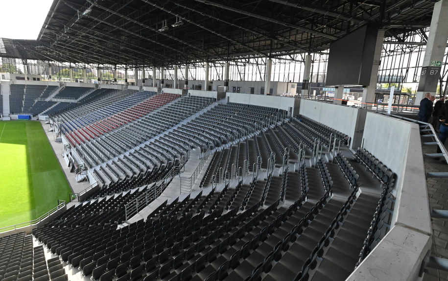 Stadion w Szczecinie /	Marcin Bielecki   /PAP