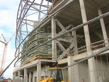 Stadion we Wrocławiu na 500 dni przed Euro 2012