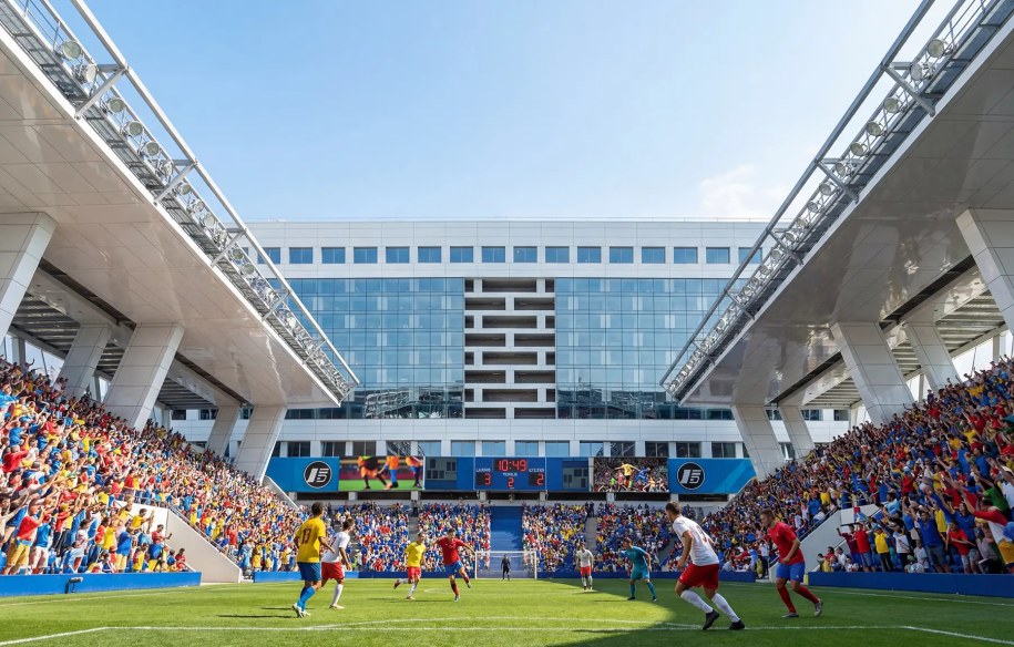 Stadion - wizualizacja /Freedom Cruise Line International Inc. /Materiały prasowe