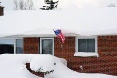 Stan Nowy Jork pod śniegiem