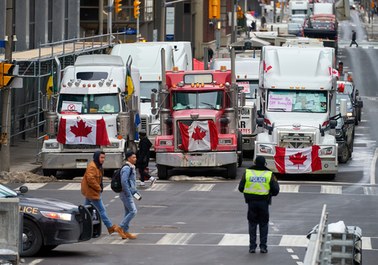 Stan wyjątkowy w Ontario. "To już nie protest, to nielegalna okupacja" 