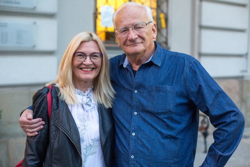 Stanisław Janicki z żoną /Kasia Zaremba /East News