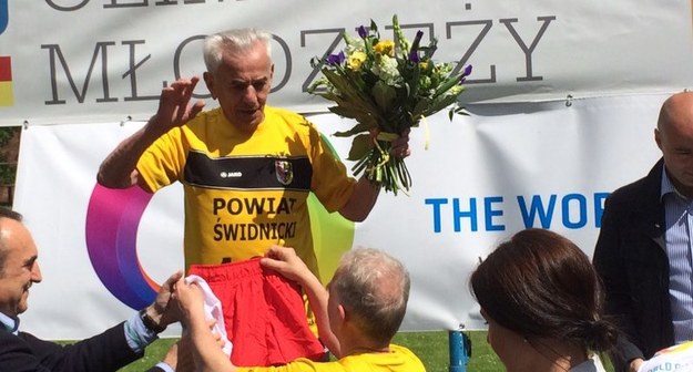 Stanisław Kowalski pobił rekord w biegu /Barbara Zielińska - Mordarska /RMF FM