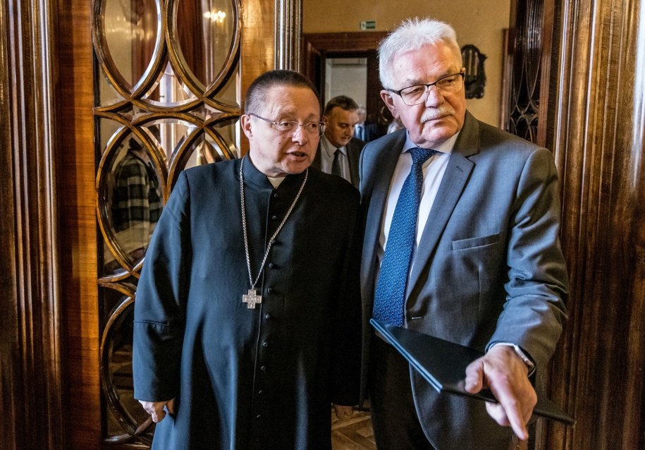 Stanisław Kracik i obecny metropolita krakowski kard. Grzegorz Ryś na uroczystości wręczenia Nagrody im. Księdza Stanisława Musiała, zdj. z 2025 roku /Jan Graczynski/East News