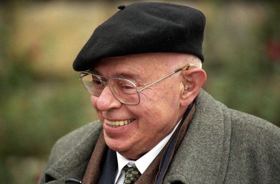 Stanisław Lem (Kraków, wrzesień 1996) /Jacek Bednarczyk /PAP