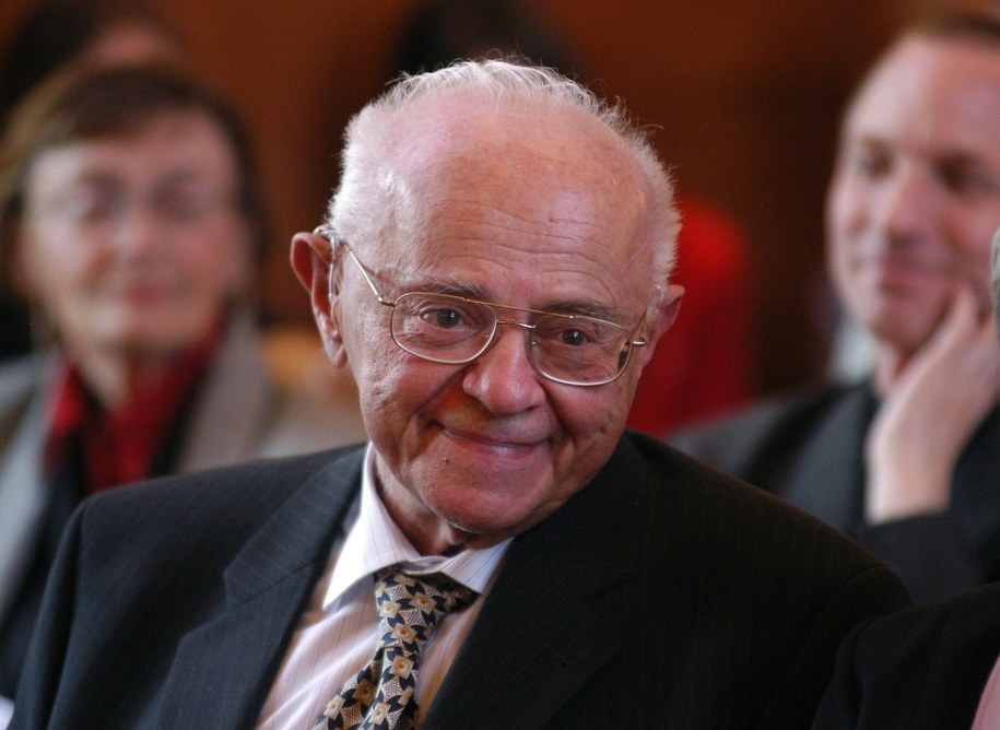 Stanisław Lem, zdjęcie archiwalne z Kongresu LEMOlogicznego w Krakowie /Jacek Bednarczyk /PAP