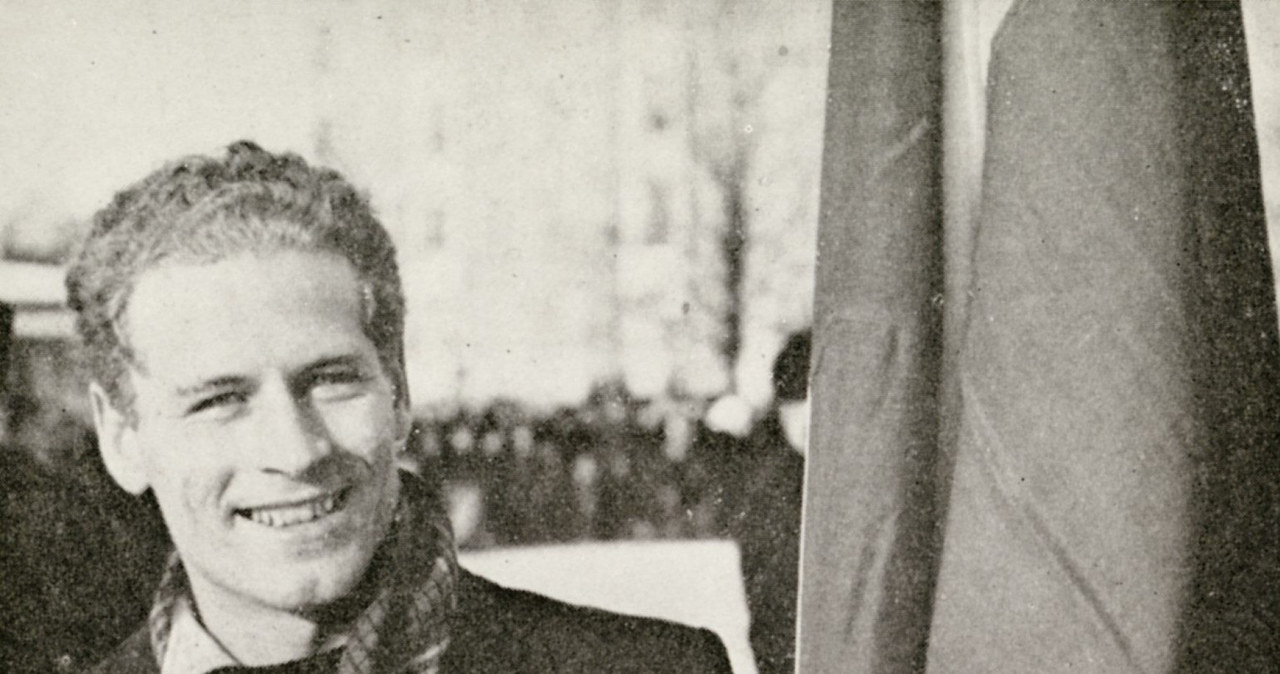 Stanislaw Marusarz na fotografii z archiwum rodzinnego. Mistrzostwa Świata w skokach narciarskich Lahti w 1938 r. Marusarz zdobył na nich srebro /East News