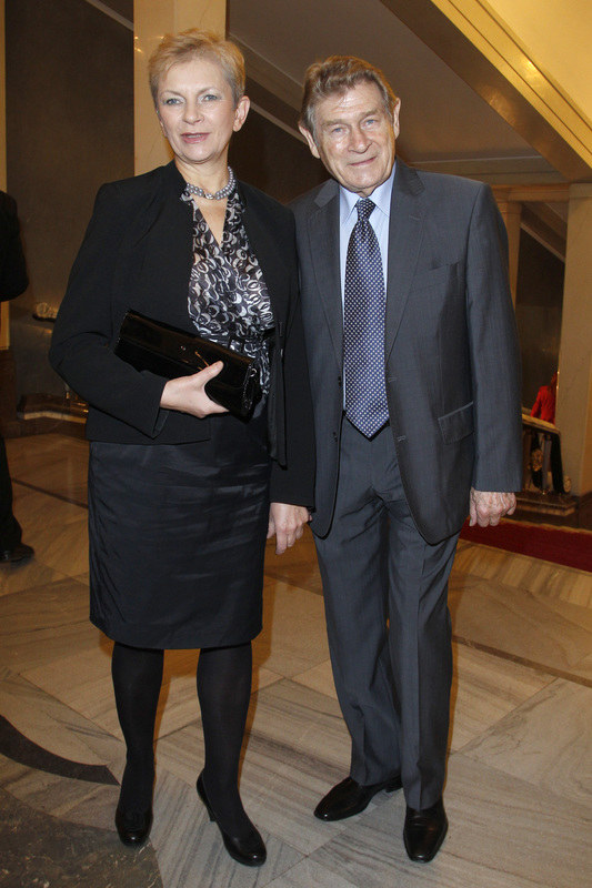Stanisław Mikulski z żoną Małgorzatą /Engelbrecht /AKPA