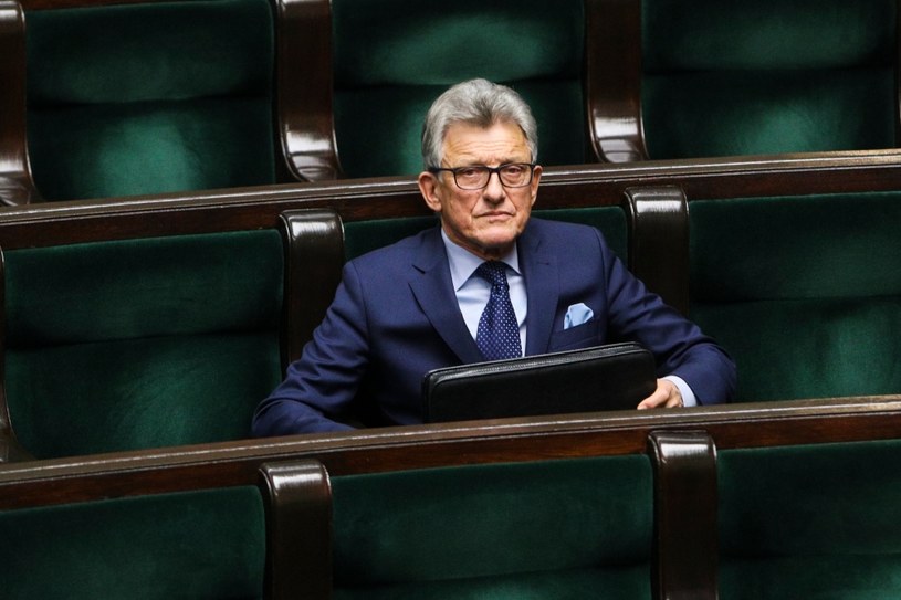 Stanisław Piotrowicz w Sejmie /Andrzej Hulimka  /Agencja FORUM