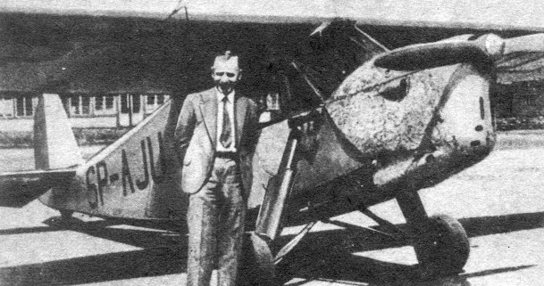 Stanisław Skarżyński i jego RWD-5bis SP-AJU /Archiwum Tomasza Basarabowicza