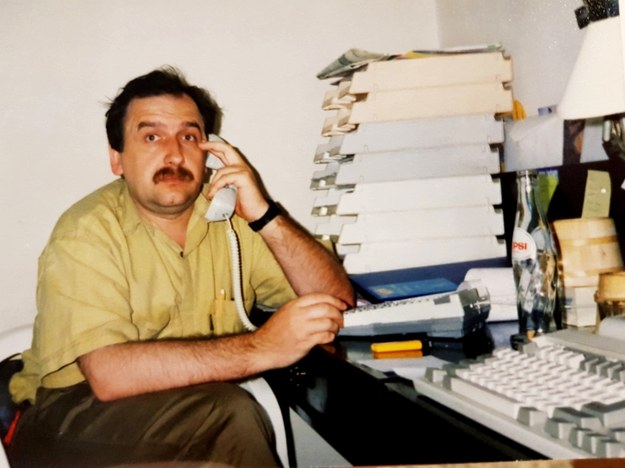 Stanisław Smółka w biurze RMF FM /archiwum /RMF FM