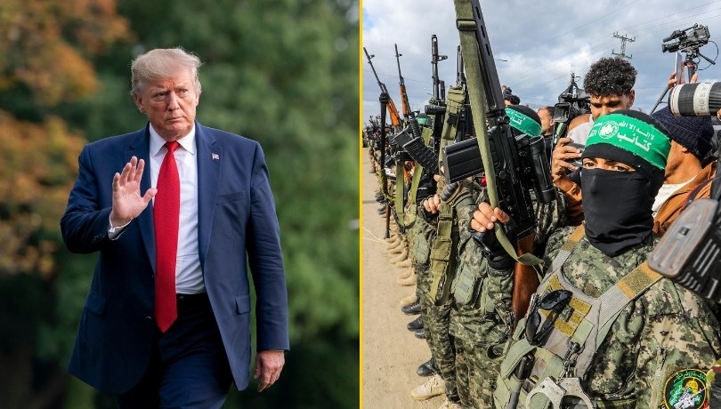 "Nie będę tolerował opóźnienia". Donald Trump znów grozi Hamasowi