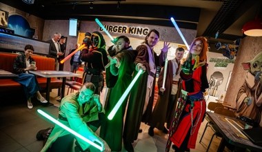 Star Wars na Dworcu Głównym w Krakowie. Promocja Burger King