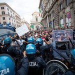 Starcia antyszczepionkowców z policją w Rzymie