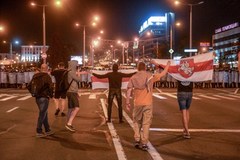 Starcia milicji z opozycją na ulicach Mińska