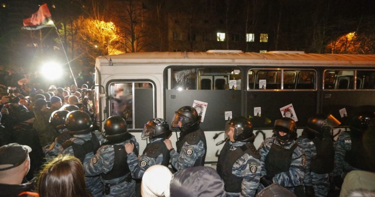 Starcia opozycji z milicją na Ukrainie