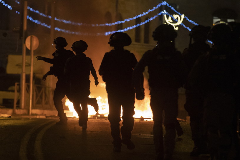 Starcia Palestyńczyków z izraelską policją /ATEF SAFADI  /PAP/EPA