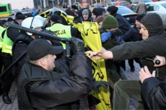 Starcia policji z anarchistami w Poznaniu