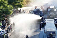 ​Starcia policji z demonstrantami na ulicach Hamburga