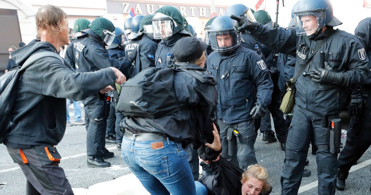 ​Starcia policji z demonstrantami na ulicach Hamburga