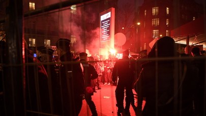 Starcia przed ceremonią Cezarów. Policja użyła gazu łzawiącego