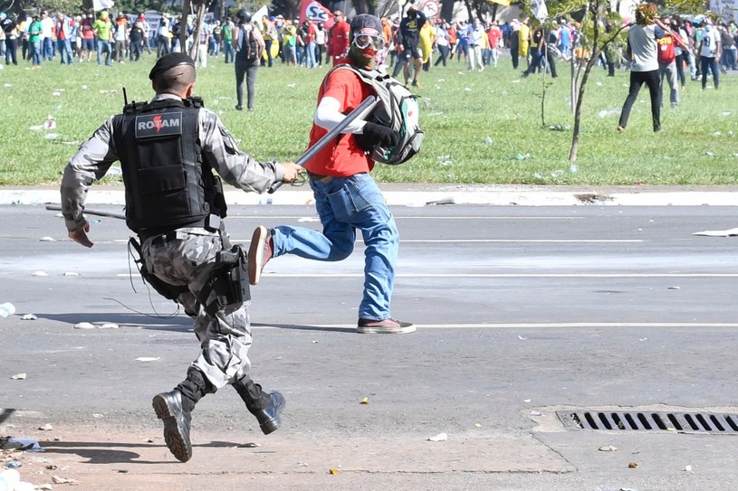 Starcia w Brasilii /AFP