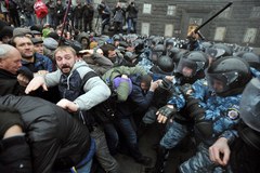 Starcia w Kijowie. Ukraińcy chcą do Unii