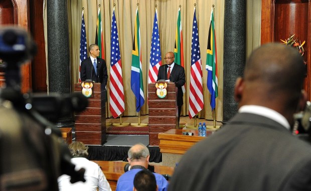 Starcia z demonstrantami w RPA. Protestowali przeciwko wizycie Obamy