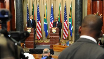 Starcia z demonstrantami w RPA. Protestowali przeciwko wizycie Obamy