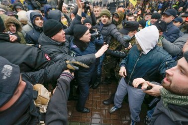 Starcia z milicją w Kijowie. Jest kilkunastu rannych