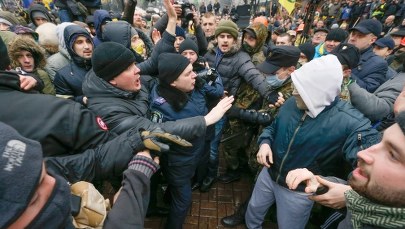 Starcia z milicją w Kijowie. Jest kilkunastu rannych