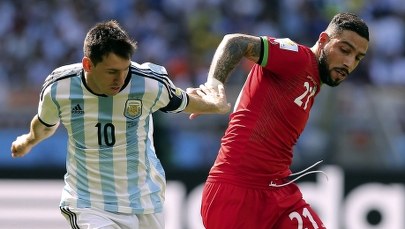 Starcie Argentyny z Iranem w obiektywie