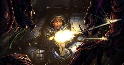 StarCraft II - motyw graficzny /Informacja prasowa