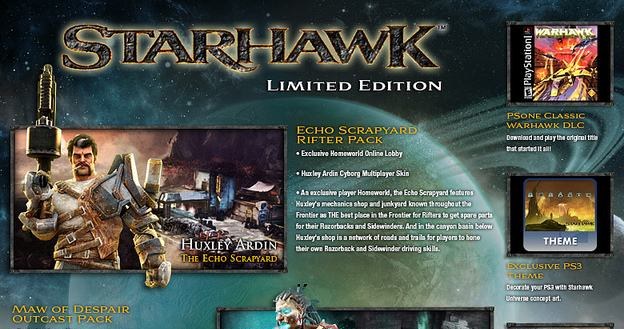 Starhawk: Skład limitowanej edycji Starhawk /Informacja prasowa