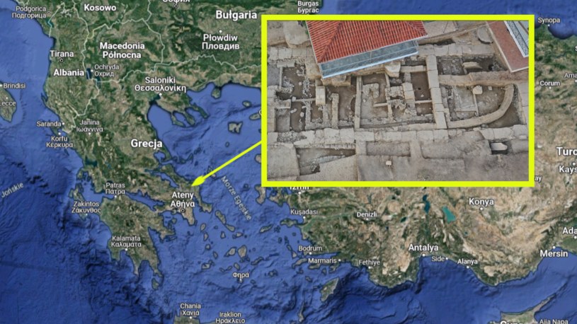 Starozytna grecka świątynia zszokowała archeologów swoim bogactwem /Google Maps /materiał zewnętrzny