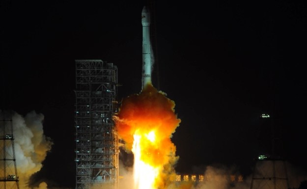 Start chińskiej rakiety Long March-3B /AFP
