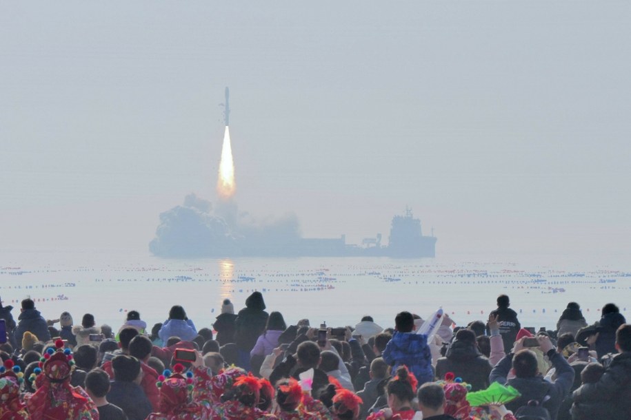 Start chińskiej rakiety nośnej Jielong-3 /IMAGO/CFOTO/Imago Stock and People/East News /East News
