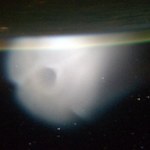 Start pocisku balistycznego obserwowany z pokładu ISS