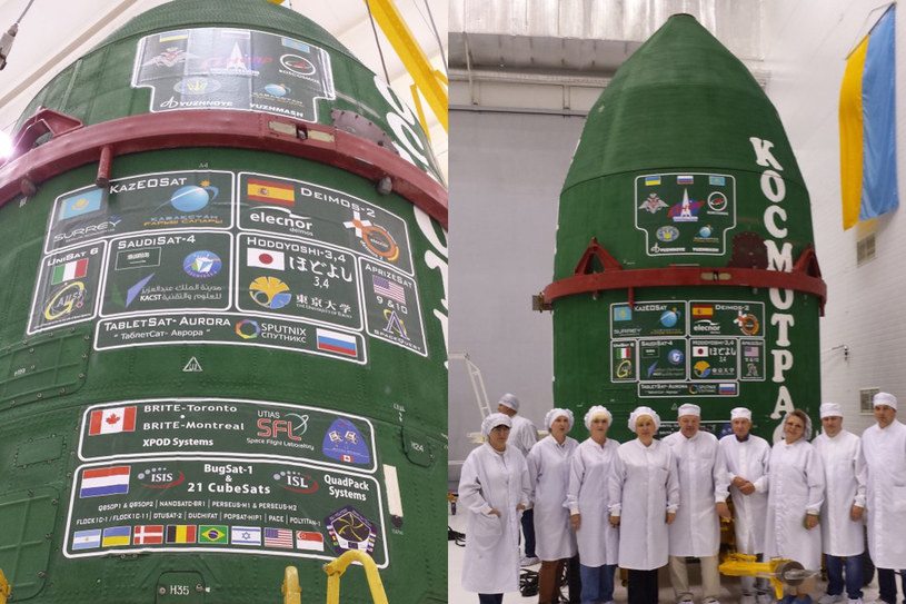 Start rakiety Dniepr z 37 satelitami /materiały prasowe