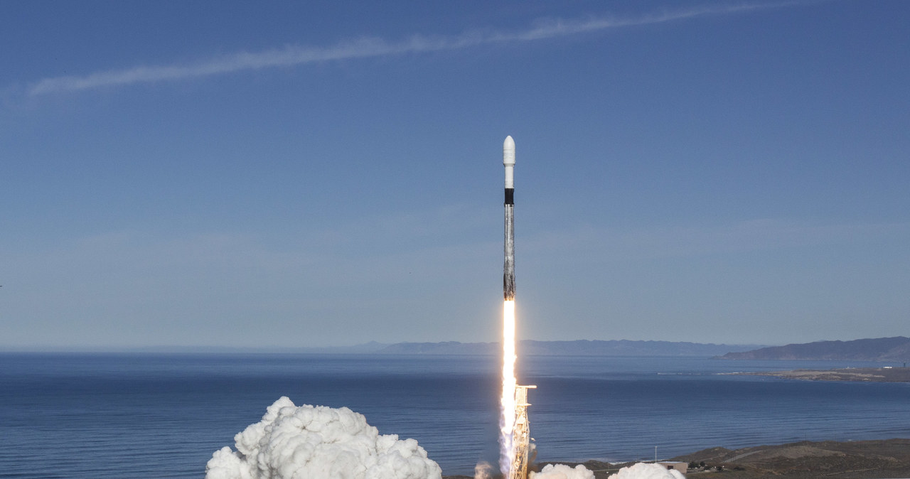 Start rakiety Falcon 9. /materiały prasowe