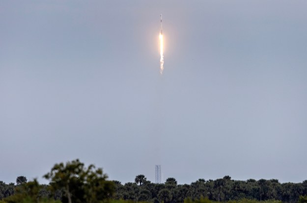 Start rakiety Falcon-9 /CRISTOBAL HERRERA-ULASHKEVICH /PAP/EPA